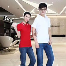 Polo衫纖維絲光棉短袖T恤FT-03