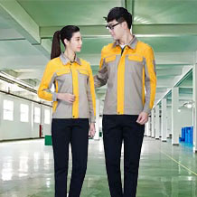 春秋滌棉紗卡防酸堿工作服FY814