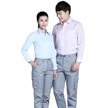 時尚翻領長袖襯衫ZL0018