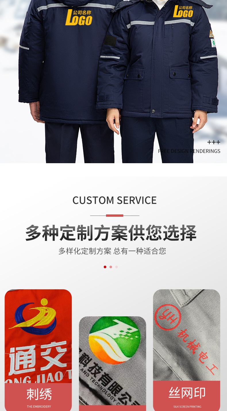 8855防阻燃防靜電中長一體棉衣