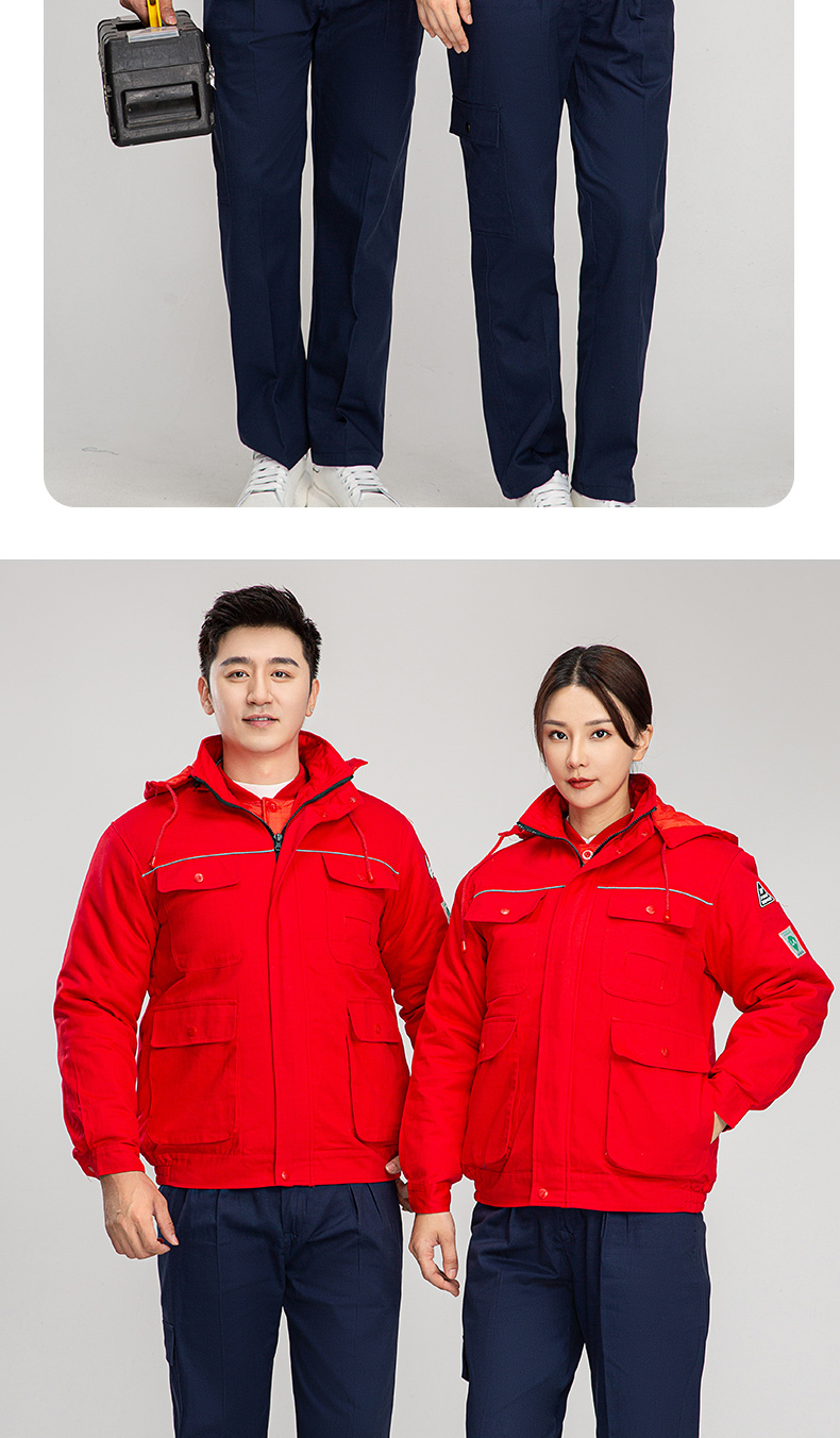 8899純棉防靜電夾克活棉棉衣