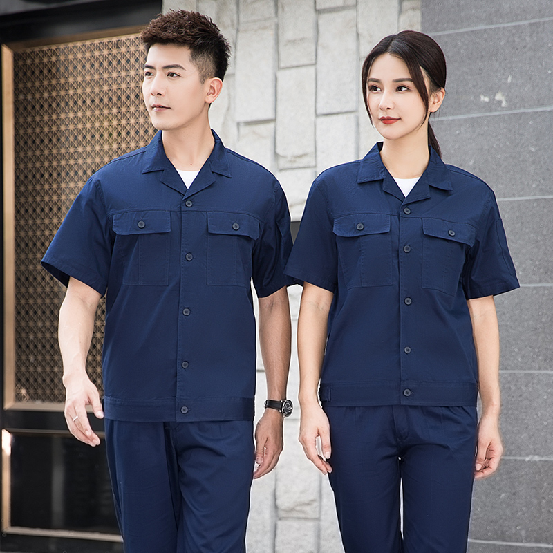 夏季純棉工作服6018