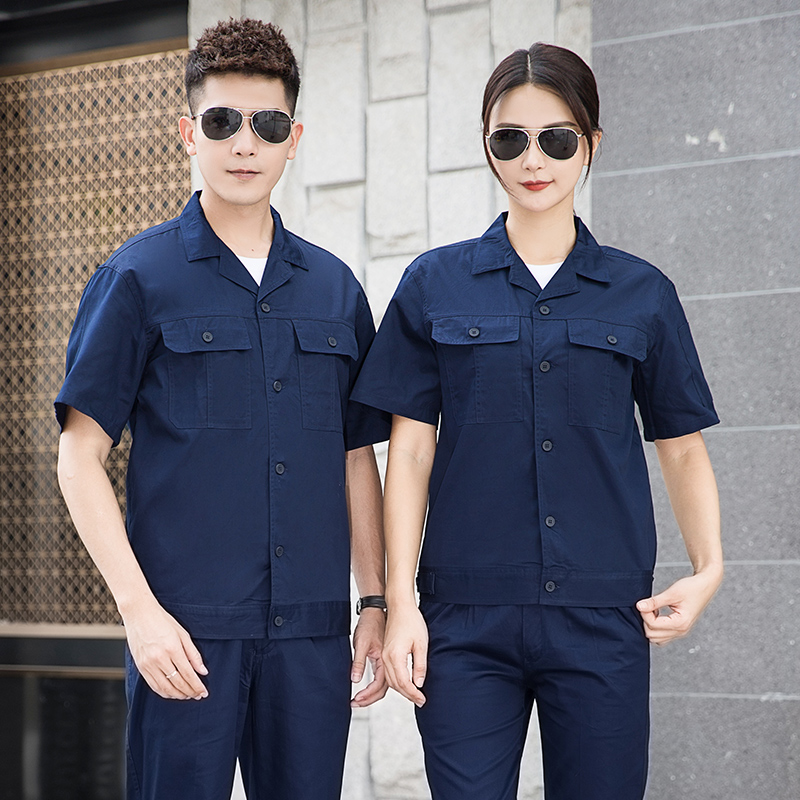 夏季純棉工作服6018