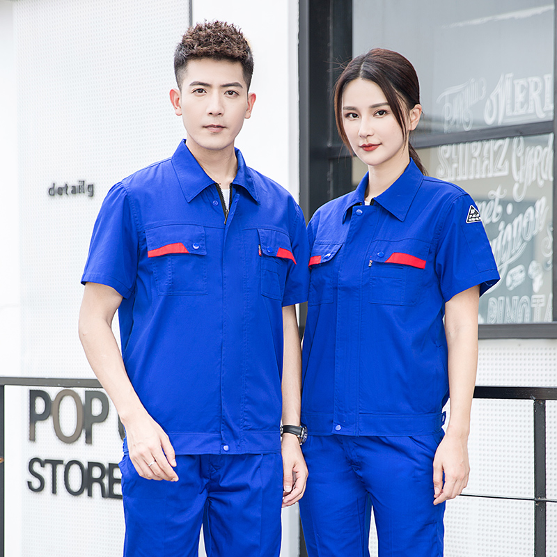 夏季防靜電工作服6011